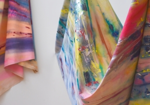 Dia Beacon Sam Gilliam project hanging textile