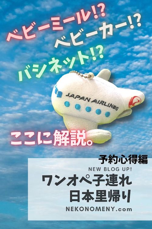 子供に無料でもらえるJALの飛行機のぬいぐるみが空を飛んでいる