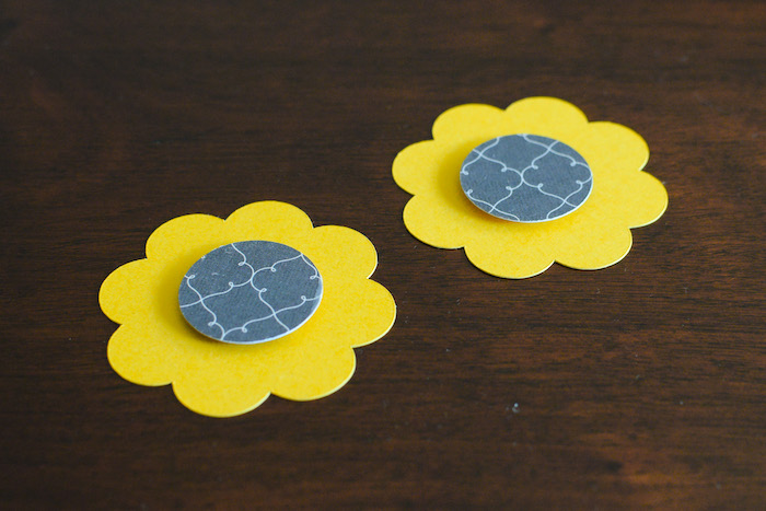 paper sunflowers using cricut maker 